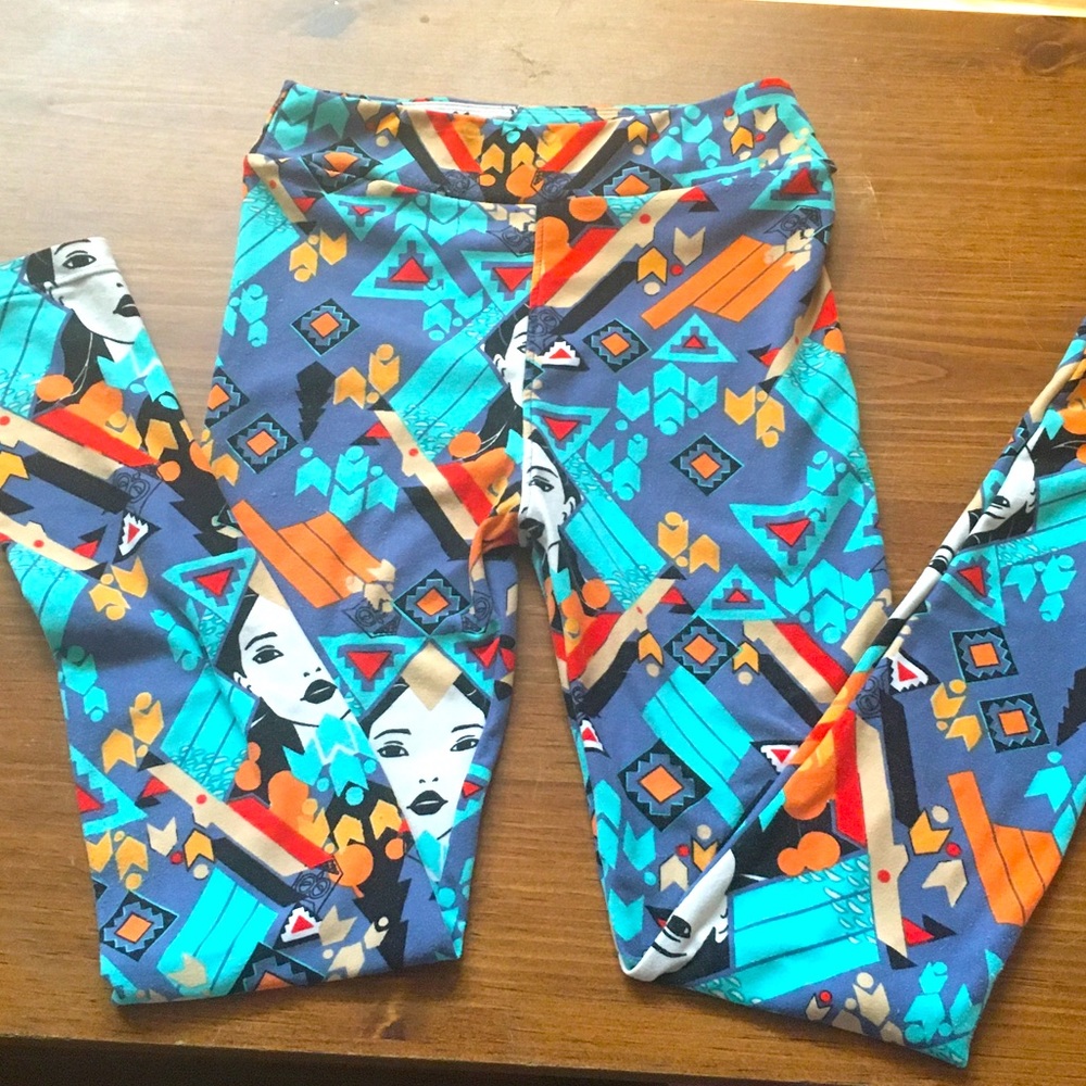 LulaRoe Disney Pocahontas Tween Leggings L/XL